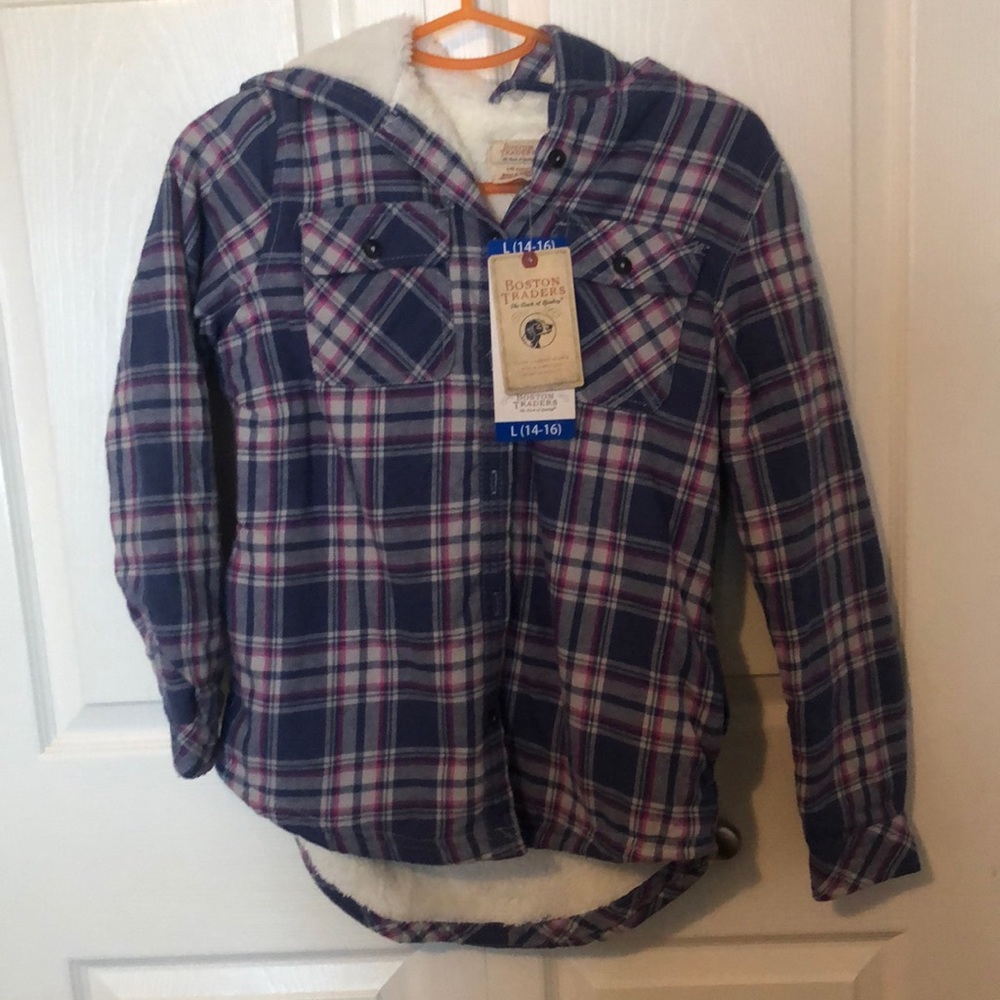 Boston Traders Flannel Hoody